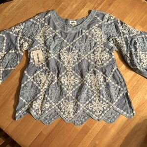 Kindred Blouse with Bell Sleeves.